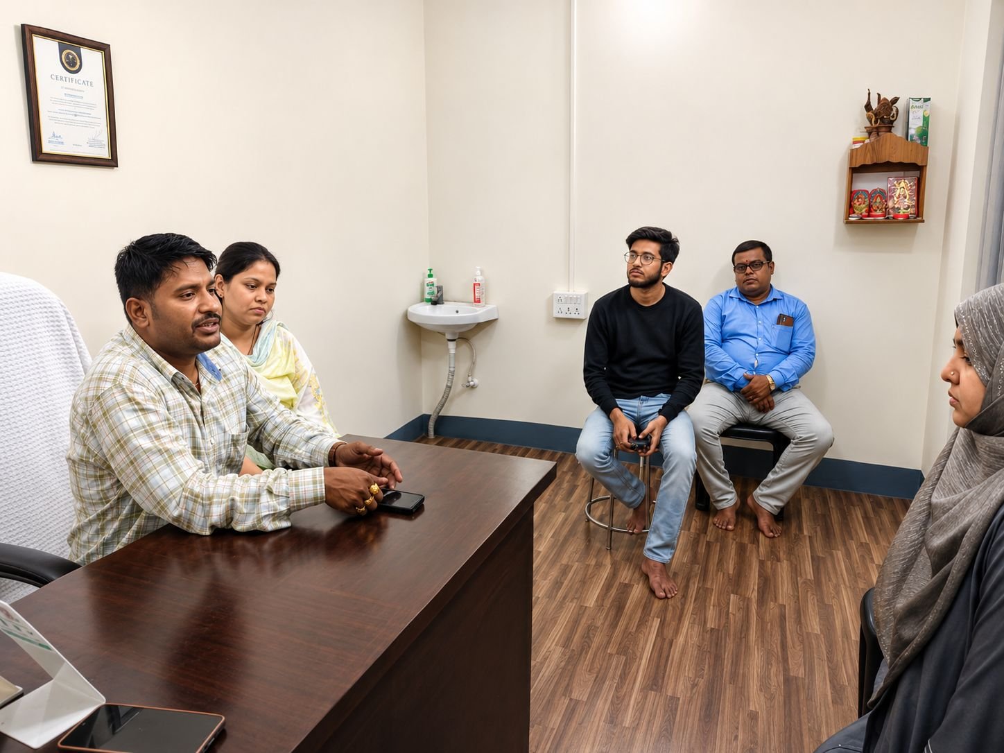 Original patient consultation at Om Sai Piles Hospital in Ranchi